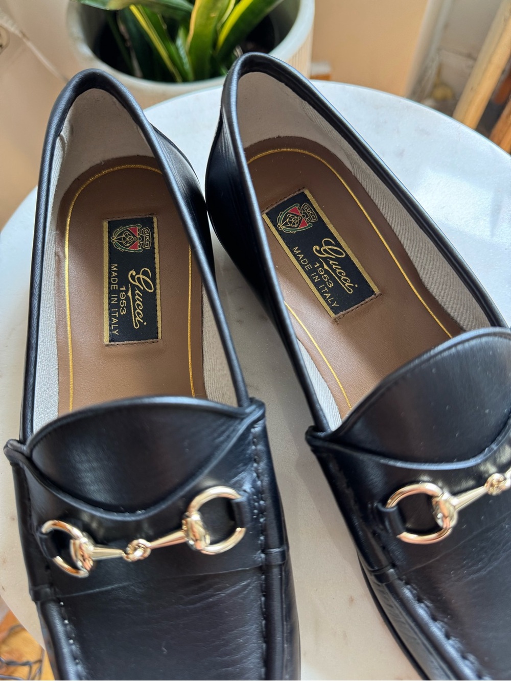 Brand new GUCCI Horsebit 1953 Black Leather Loafers Women’s - Picture 3 of 7